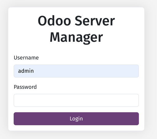 Gestión de servidores Odoo